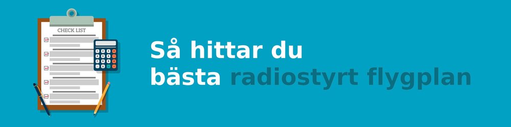 Vad ska jag tänka på när jag köper en radiostyrt flygplan