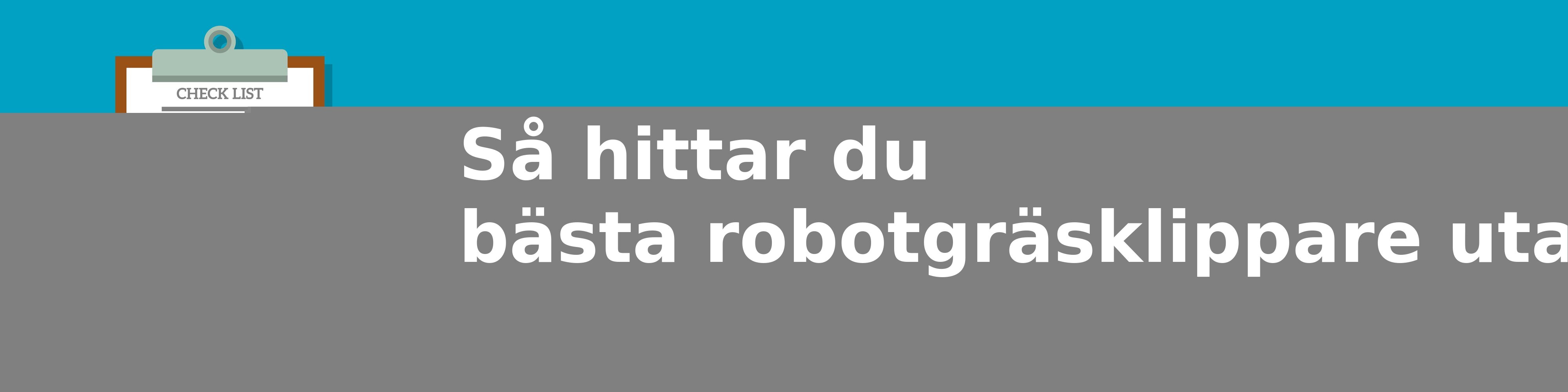 Vad ska jag tänka på när jag köper en robotgräsklippare utan slinga