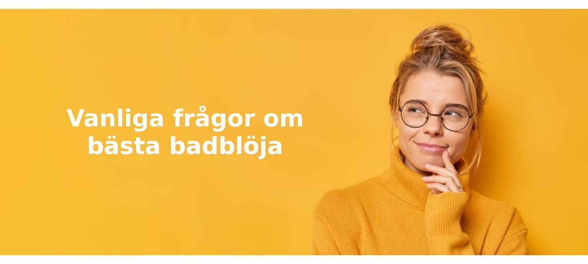 Vanliga frågor om badblöja