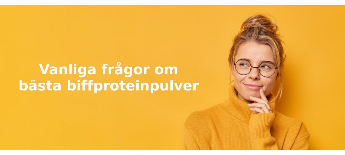 Vanliga frågor om biffproteinpulver