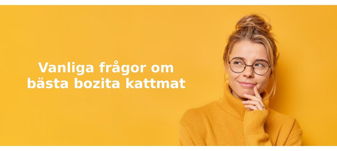 Vanliga frågor om bozita kattmat