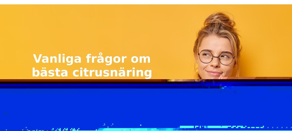 Vanliga frågor om citrusnäring