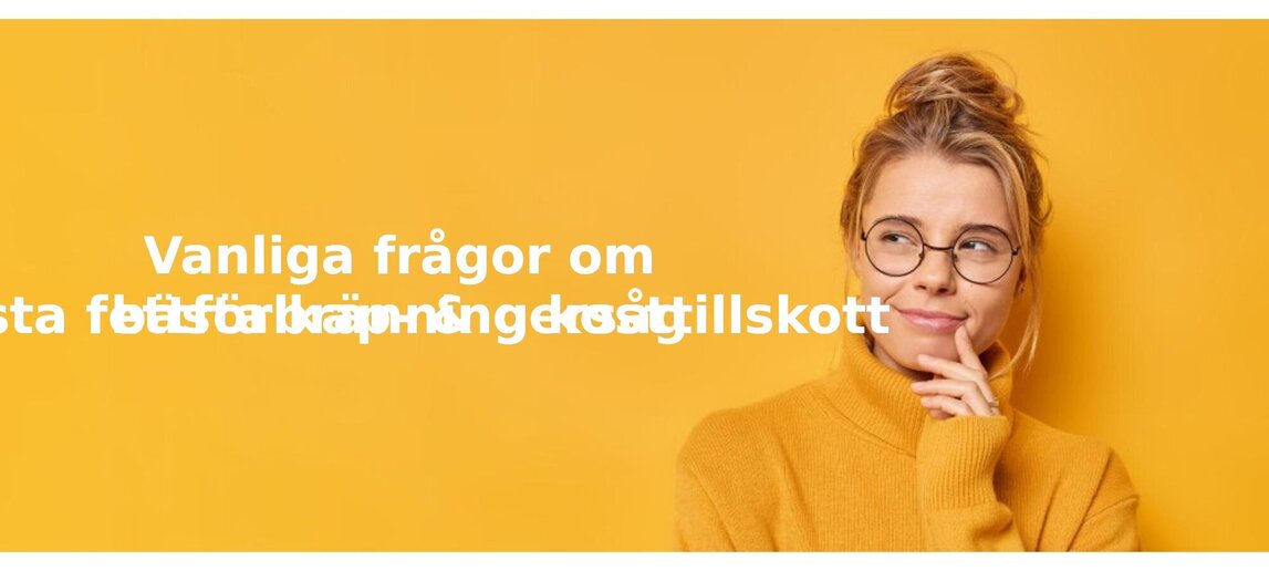 Vanliga frågor om fettförbränning kosttillskott