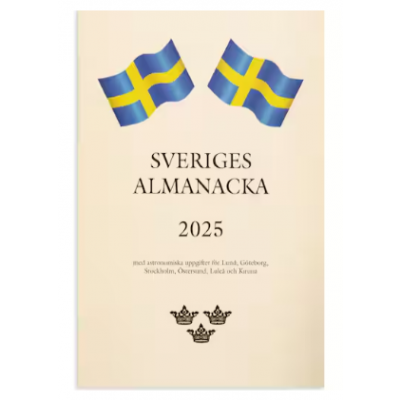 Burde Kalender 2025 Sveriges Almanacka