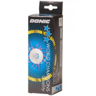 Donic 40+ XXX 3 Pack White