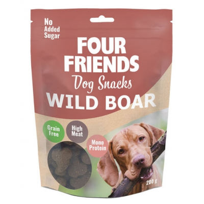 FourFriends Dog Snacks Wild Boar 200 g