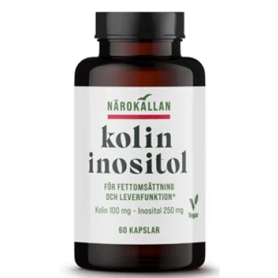 Naerokaellan Kolin Inositol 60 kapslar