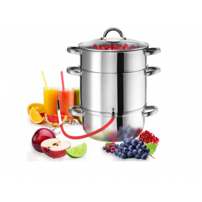 Saftmaja Saftkokare 15 liter rostfritt stal O 26cm silver