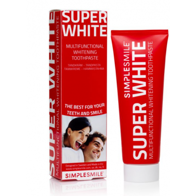 SimpleSmile Multifunktionella SUPER WHITE TANDKRAeM