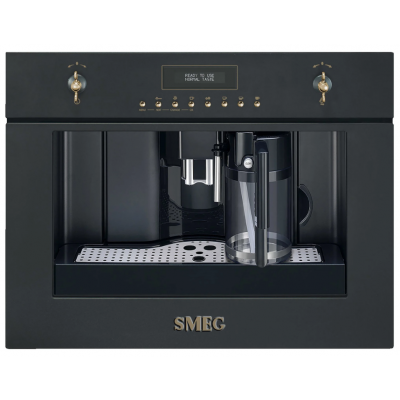 Smeg 60 cm inbyggd kaffemaskin Smeg Coloniale Kaffemaskin CMS8451A antracit2