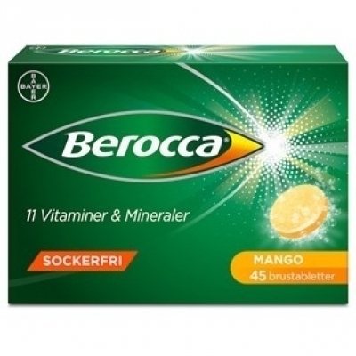 Berocca Energy Mango Brustablett 45 st