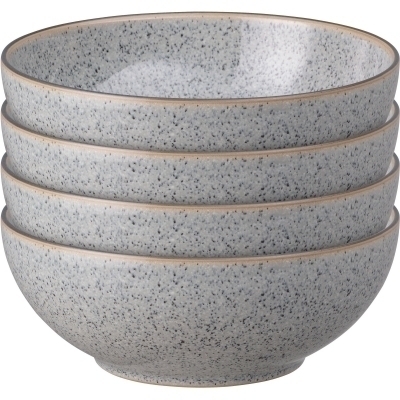 Denby Studio Grey Skål 17 cm 4-Pack