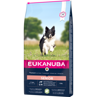 Eukanuba Dog Senior Small/Medium Lamb & Rice