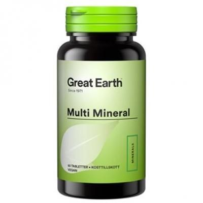 Great Earth Multi Mineral 60 tabletter