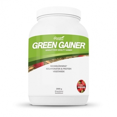 Green Nutrition Vegansk Gainer 2000 g Jordgubb