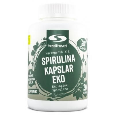 Healthwell Spirulina Kapslar EKO