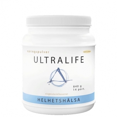 Helhetshälsa Ultralife med risprotein 840 g                                                                     Vanilj