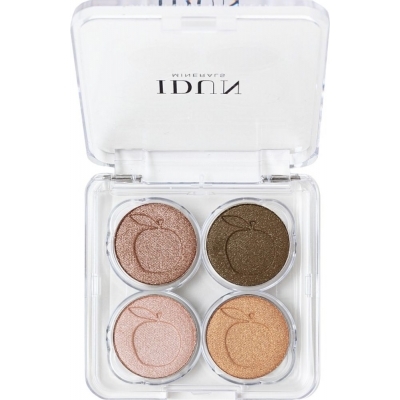 IDUN Minerals Mineral Eyeshadow Palette 4 g Brunkulla