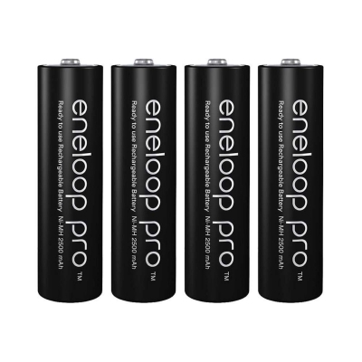 Panasonic Eneloop Pro Laddningsbara AA-batterier 2500 mAh 4-pack