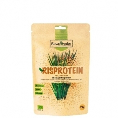 Rawpowder Ekologiskt Risprotein 250 g                                                                     ris