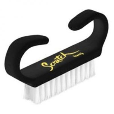 Scratch Manicure Scrub Brush Mini Black