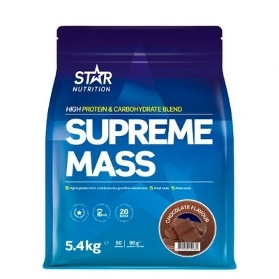 Star Nutrition Supreme Mass Gainer 5400 g Choklad