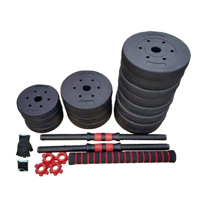 Titan LIFE Dumbbell & Barbell weightset 