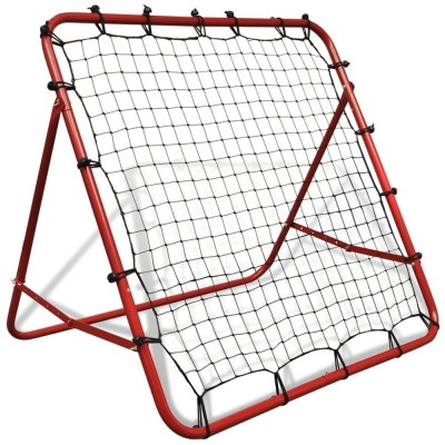 vidaXL Justerbart fotbollsmål Kickback Rebounder 100 x 