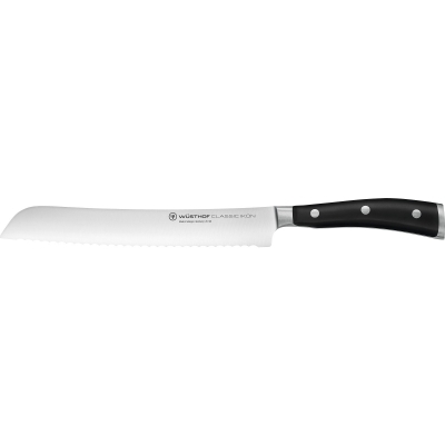 Wüsthof Classic Ikon Brödkniv Svart 20 cm