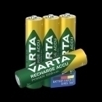 Varta Laddningsbara AAA-batterier 1000 mAh 4-pack